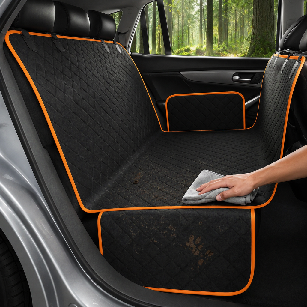 Dog Car Seat Cover — Waterproof & Scratch-Proof