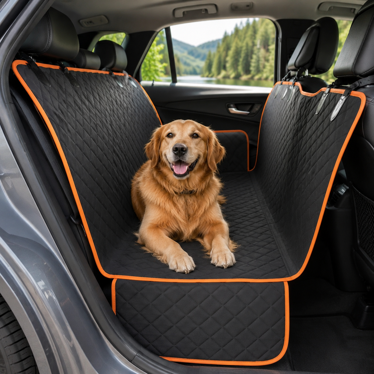 Dog Car Seat Cover — Waterproof & Scratch-Proof