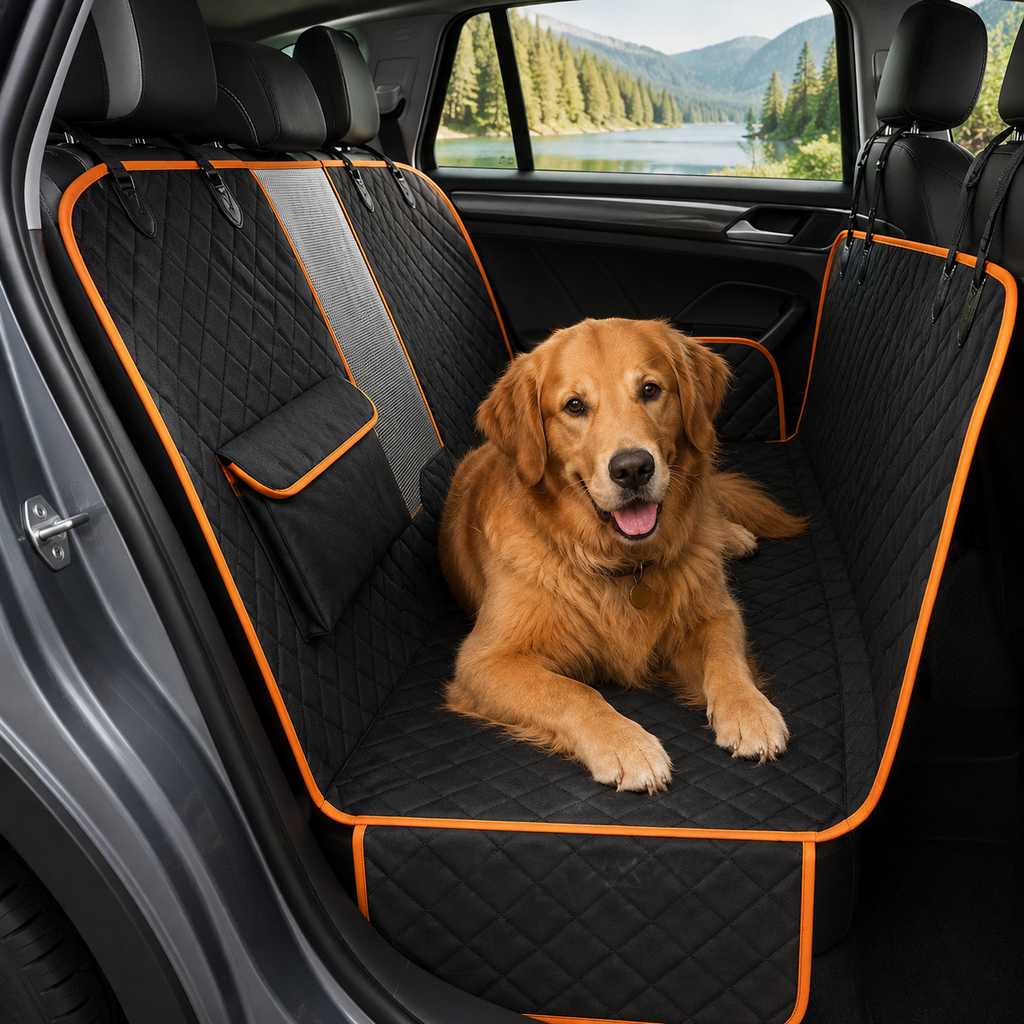 Dog Car Seat Cover — Waterproof & Scratch-Proof