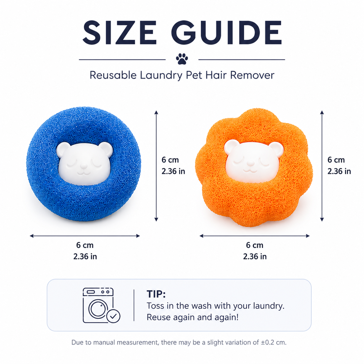 Reusable Pet Hair Remover Laundry Balls